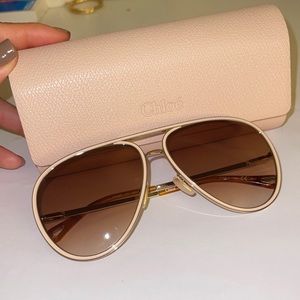 Chloe Pilot Sunglasses